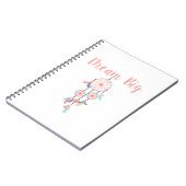 Carnet Dream-Big-Dreamcatcher-pêche (Côté gauche)