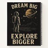 Carnet Dream Big, Explore plus grand - Aventure des astro (Dos)