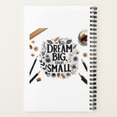 Carnet Dream Big, Start Small (Verso)