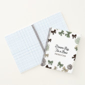 Carnet Dream Big, Tie a Bow Notebook with name (Intérieur)