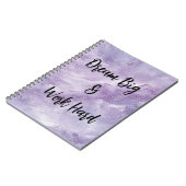 Carnet Dream Big & Work Hard (Côté gauche)