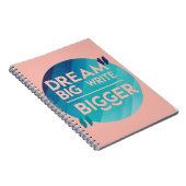 Carnet Dream Big Write Bigger, option 2 (Côté Droit)
