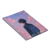 Carnet Dream Create Repeat - Anime esthétique avec cerise (Côté Droit)