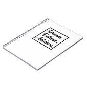 CARNET DREAM CROIT RÉALISER (Côté gauche)