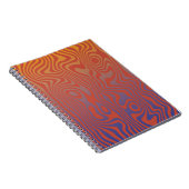 Carnet Dream Flow l Abstract Trippy Pattern - No. 01 (Côté Droit)