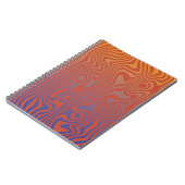 Carnet Dream Flow l Abstract Trippy Pattern - No. 01 (Côté gauche)