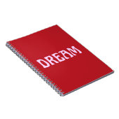 Carnet Dream Notebook in Red & Pink (Côté Droit)
