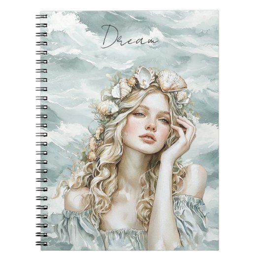 Carnet Dream Ocean Lady (Devant)