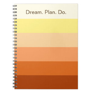 Carnet Dream Plan Do - Color Gradient Retour à l'école -