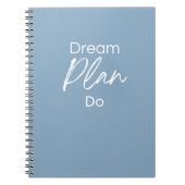 Carnet Dream. Plan. Do. – Motivational Notebook for Goal  (Devant)