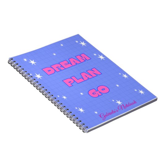 Carnet Dream. Plan. Go. – Motivational Notebook (Côté Droit)