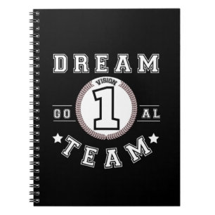 Carnet Dream Team One Vision One Goal Teamwork Office