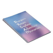 Carnet DREAM WallArt : Découvrez Roam Explor Adventur Mem (Côté Droit)