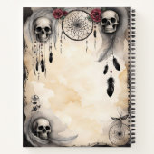 Carnet Dreamcatchers, Crânes et Roses (Dos)
