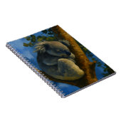 Carnet Dreaming in the Eucalyptus - Sleeping Koala Art (Côté Droit)