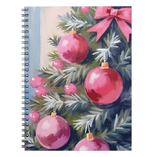 Carnet Dreaming of a Pink Christmas | Merry Watercolor (Devant)