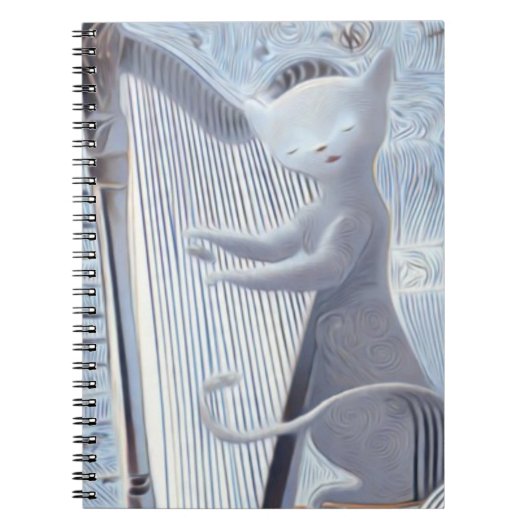 Carnet Dreamscape Cat Harp – Notebook (Devant)