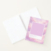 Carnet Dreamy Cotton Candy Cloudscape Color Swatch Large (Intérieur)