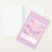Carnet Dreamy Cotton Candy Cloudscape Photo Swatch Small (À l'intérieur)