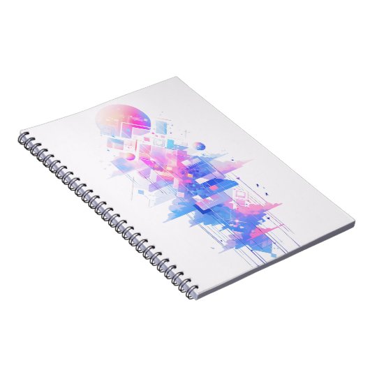 Carnet Dreamy Geometric Skyscape (Côté Droit)