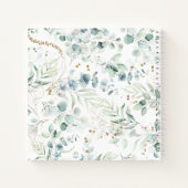 Carnet Dreamy Greenery Motif Green/Blue ID817 (Dos)