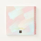 Carnet Dreamy Pastel Brushstrokies Personal Sketchbook (Dos)
