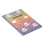 Carnet “Dreamy pastel, soft clouds, stars, notebook cover (Côté Droit)