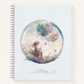 Carnet Dreamy Pastel World Spiral Motif (Devant)