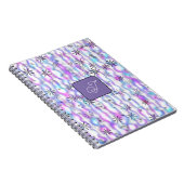 Carnet Dreamy Starburst Waves Pattern Personalized (Côté Droit)