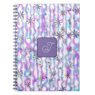 Carnet Dreamy Starburst Waves Pattern Personalized