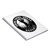 Carnet Drink Swing Sweat Repeat Golf (Côté Droit)