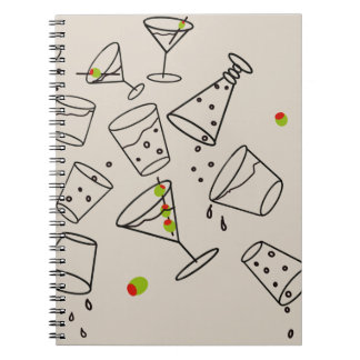 Carnet Drinks Spiral Notebook