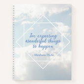 Carnet Droit d'attraction Abraham-Hicks Citer les nuages (Devant)