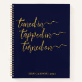 Carnet Droit d'attraction Affirmation Marine Bleu (Devant)