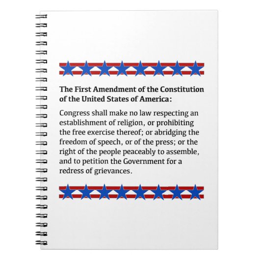 Carnet Droits de premier amendement (Devant)