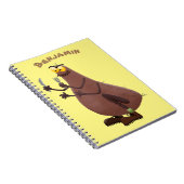 Carnet Drôle affamé pulette affamée dessin animé (Côté Droit)