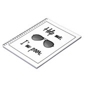 Carnet Drôle Aidez-moi, je suis pauvre Lunettes de soleil (Côté gauche)