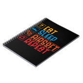 Carnet Drôle Airsoft Player Paintball Airsoft Team (Côté gauche)