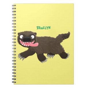Carnet Drôle animal avide de carcajou