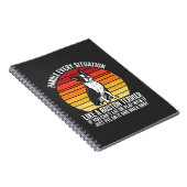 Carnet Drôle attitude de Boston Terrier Rétro (Côté Droit)