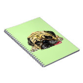 Carnet drôle avec chien Carlin - Vos couleurs (Côté Droit)