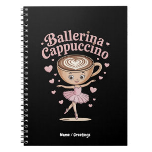 Carnet Drôle Ballerine Cappuccina Italien Brainrot Meme