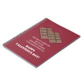 Carnet Drôle Bar au chocolat Message de la Saint Valentin (Côté gauche)