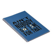 Carnet Drôle Brown de bonbon n'est personne heure obtenue (Côté Droit)