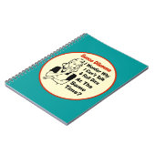 Carnet Drôle Bunco Dilemma Avec Une Femme Rétro (Côté gauche)