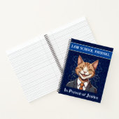 Carnet Drôle cadeau de chats pour l'application de la loi (Intérieur)
