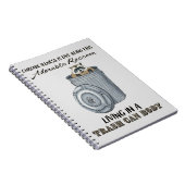 Carnet Drôle cadeau de maladie chronique, blague de malad (Côté Droit)