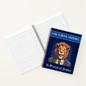 Carnet Drôle cadeau Lion pour l'application de la loi par (Intérieur)