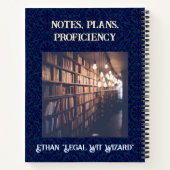 Carnet Drôle cadeau Lion pour l'application de la loi par (Dos)