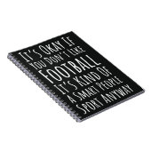 Carnet Drôle Cadeaux D'Automne Pour Les Ventilateurs De F (Côté Droit)